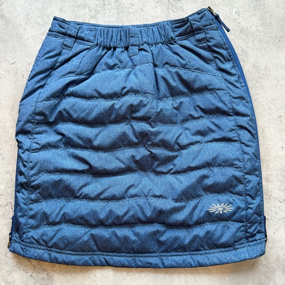 Skhoop Short Down Skirt NWOT Denim/Navy XS - Picture 4 of 9